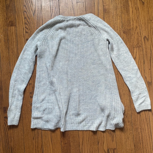 Piperlime gray knit cardigan - Picture 2 of 3